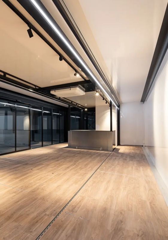 Workstations inside the studio